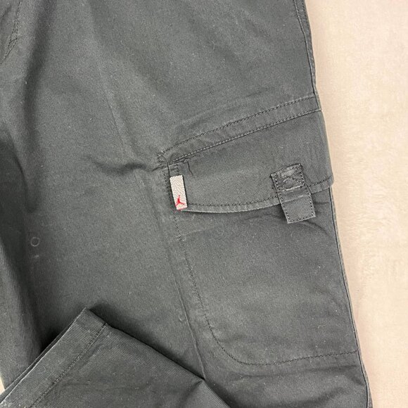 Air Jordan Cargo Pants Men 40 Black Jumpman Uncompromised Straight Fit Cotton - Picture 2 of 15